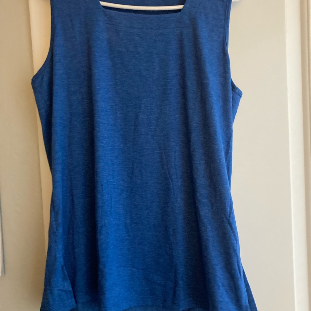 Blue Sleeveless Women's Top